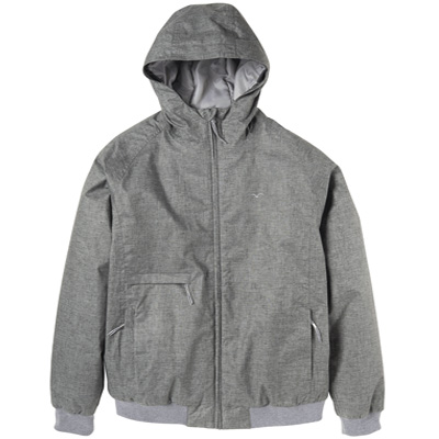 CLEPTOMANICX Winter Jacke POLARZIPPER HEMP 3 heather darkgrey