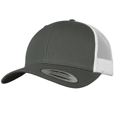 YUPOONG Retro Trucker Cap dark grey/white