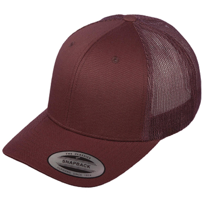 YUPOONG Retro Trucker Cap uni maroon